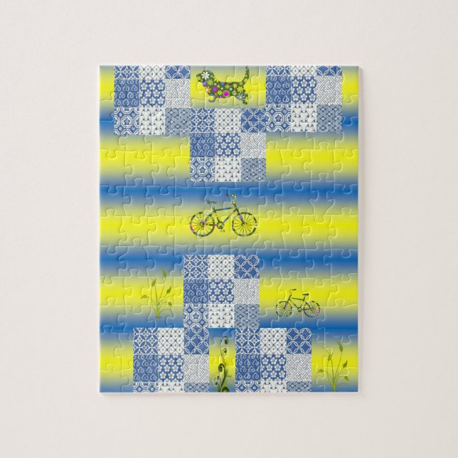 Puzzle floral (Vertical)