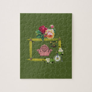 Puzzle floral