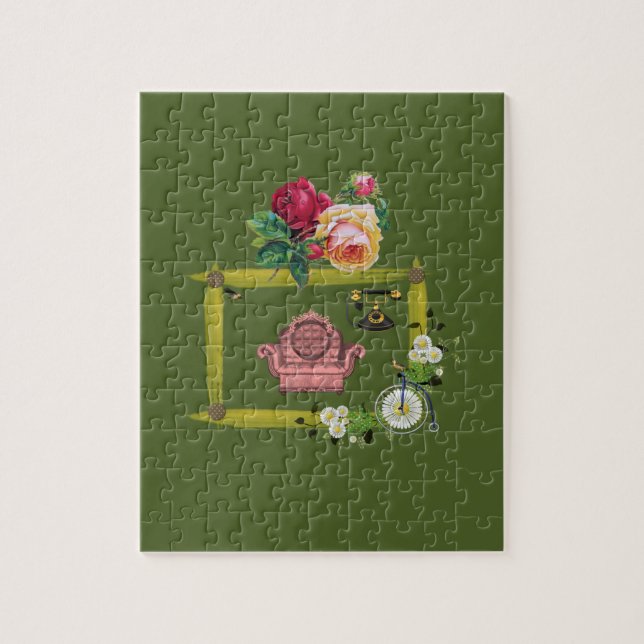 Puzzle floral (Vertical)