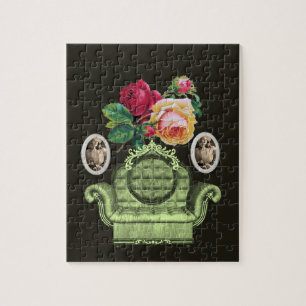 Puzzle floral
