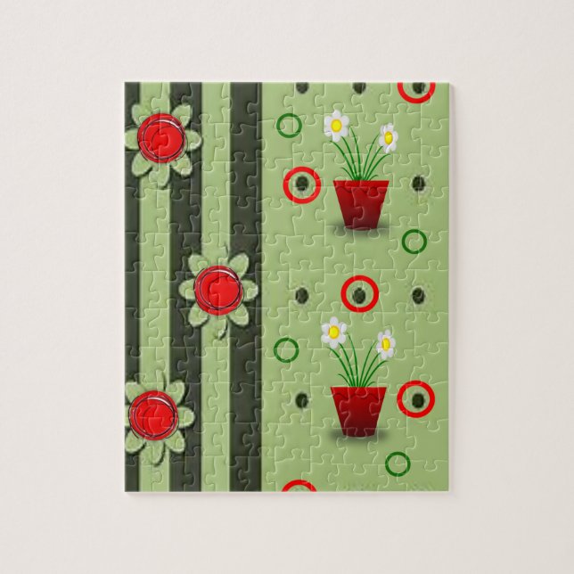 Puzzle floral (Vertical)