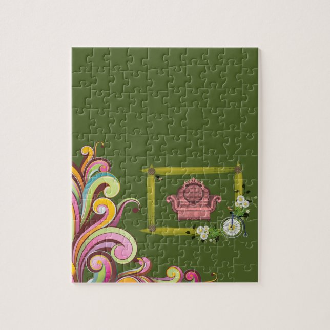 Puzzle floral (Vertical)