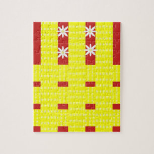 Puzzle floral