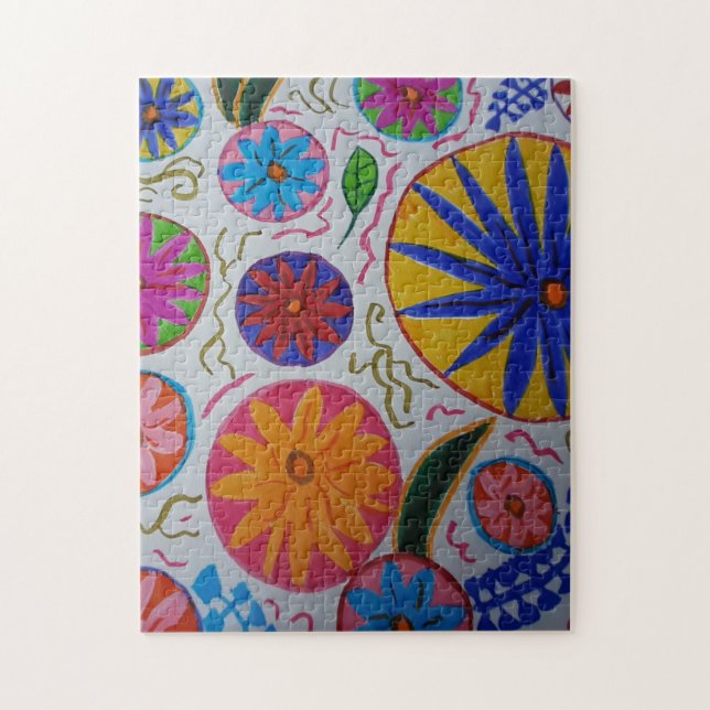Puzzle floral moderne (Vertical)