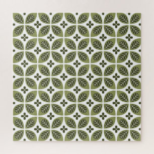 Puzzle Flore scandinave : Design Vintage sans faille.