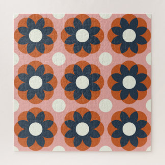 Puzzle Flore scandinave : Design Vintage sans joint