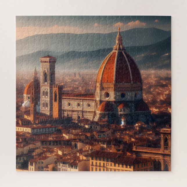 Puzzle Florence Duomo Père Noël Maria del Fiore Italie Vo (Vertical)
