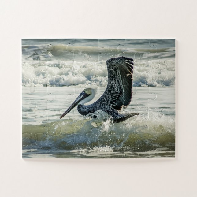 Puzzle Floride Pelican Bird Nature Plage surdimensionnée  (Horizontal)