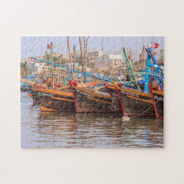 Puzzle Flotte de pêche (Horizontal)