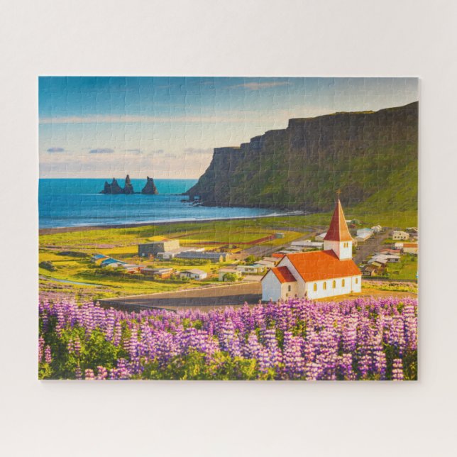 Puzzle Flowers (homonymie) | Lupines in Bloom Southern Ic (Horizontal)