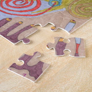 Puzzle "Flutterflyland" Art Abstrait