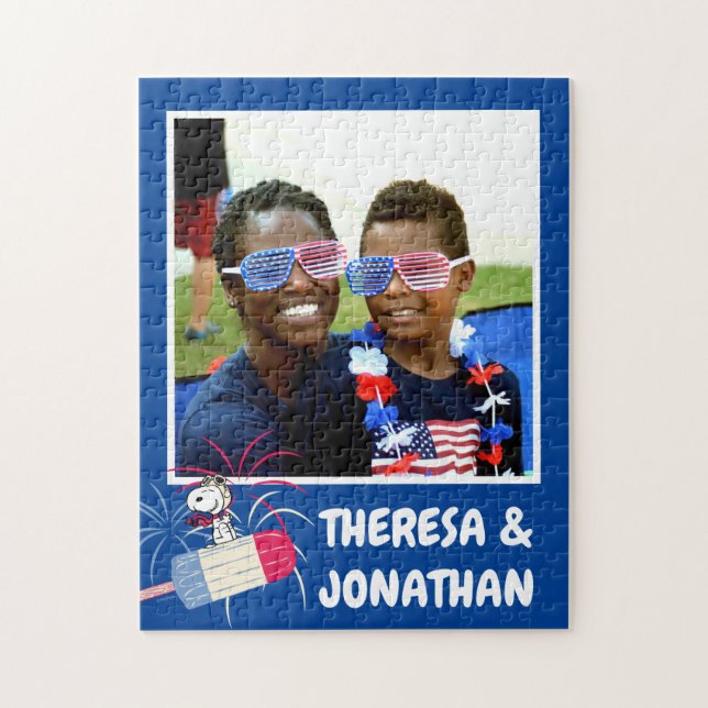 Puzzle Flying Ace Snoopy on Ice Pop (Vertical)