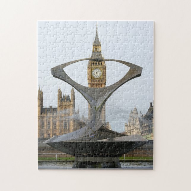 Puzzle Focus sur Big Ben - Londres - 11x14 - 252 pcs (Vertical)