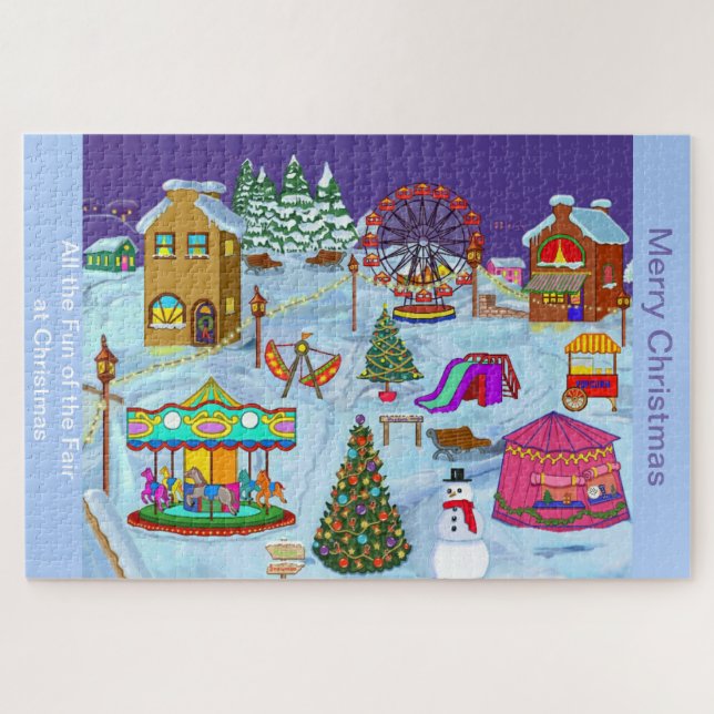 Puzzle Foire de Noël (Horizontal)