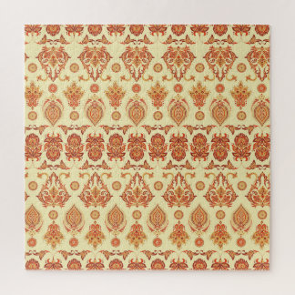 Puzzle Folkloric Batik Floral Motif ethnique