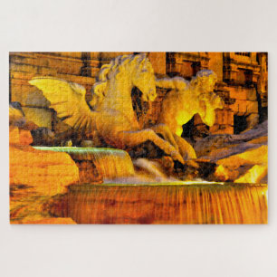 Puzzle Fontaine de Trevi Rome.