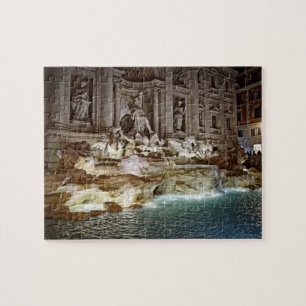 Puzzle Fontaine de TREVI - Rome, Italie - 8x10 - 110 PCs