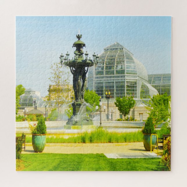 Puzzle Fontaine d'eau Bartholdi Washington (Horizontal)