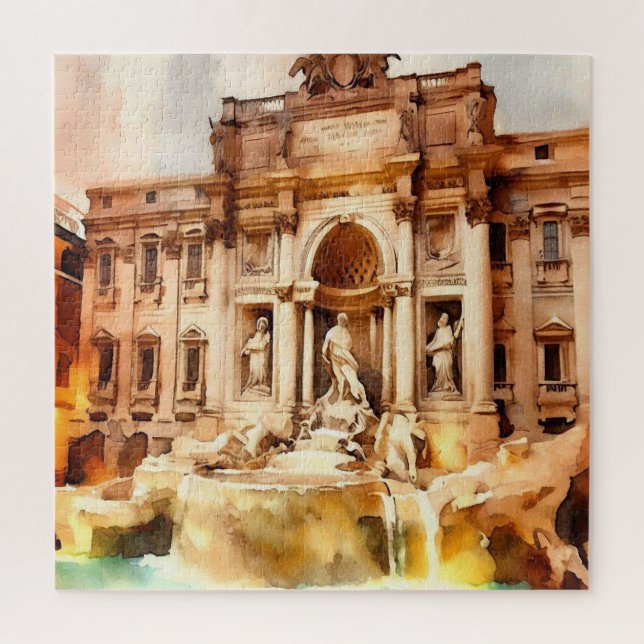 Puzzle Fontaines de Trevi, Italie Rome (Vertical)
