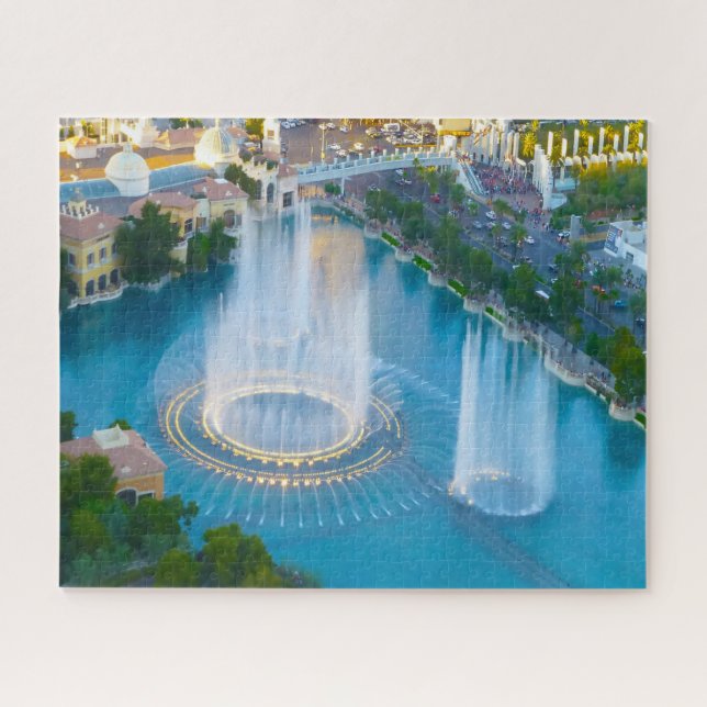 Puzzle Fontaines d'eau à Las Vegas (Horizontal)