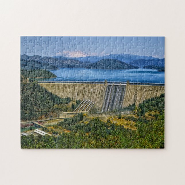 Puzzle Fontana Falls North Carolina. (Horizontal)