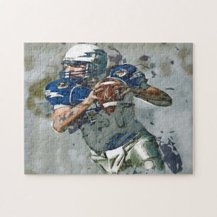 Puzzle Football Américain Quaterback.