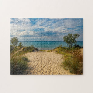 Puzzle Footprints in the Sand