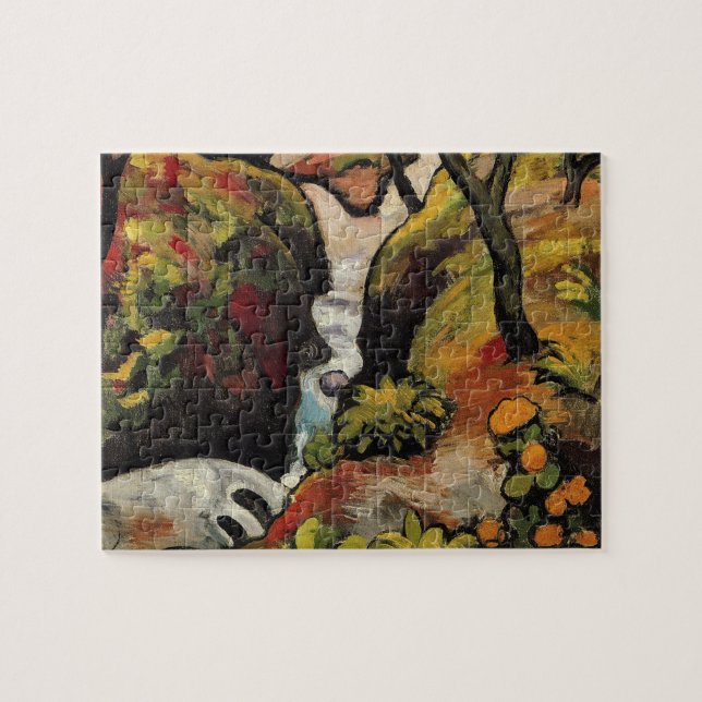 Puzzle Forest Brook par August Macke Expressionnisme Vint (Horizontal)