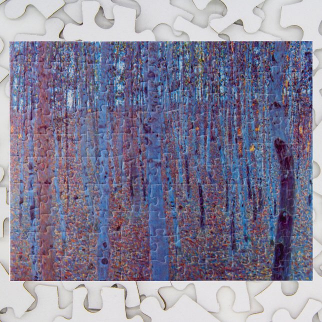 Puzzle Forêt de hêtres par Gustav Klimt, Art Nouveau Vint (Créateur téléchargé)