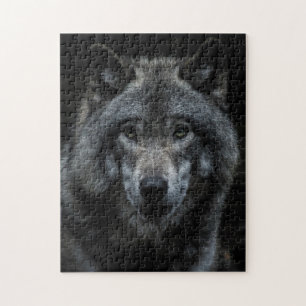 Puzzle Forêt de loups gris Animaux sauvages Nature Éteind
