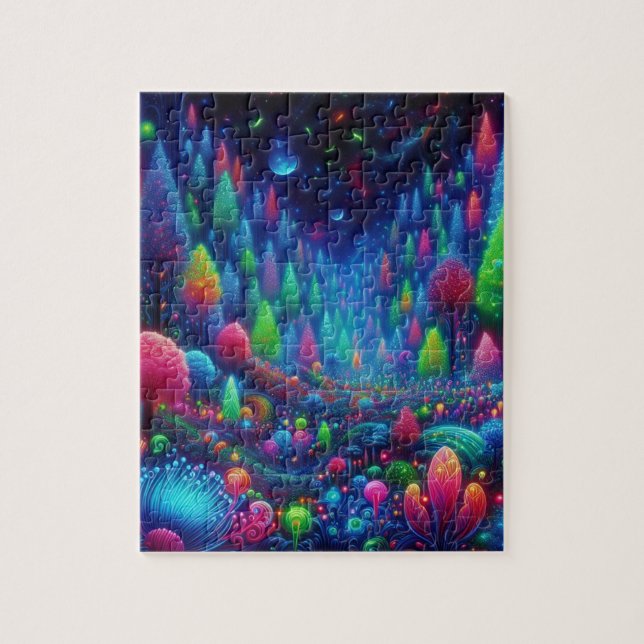 Puzzle Forêt de Neon (Vertical)