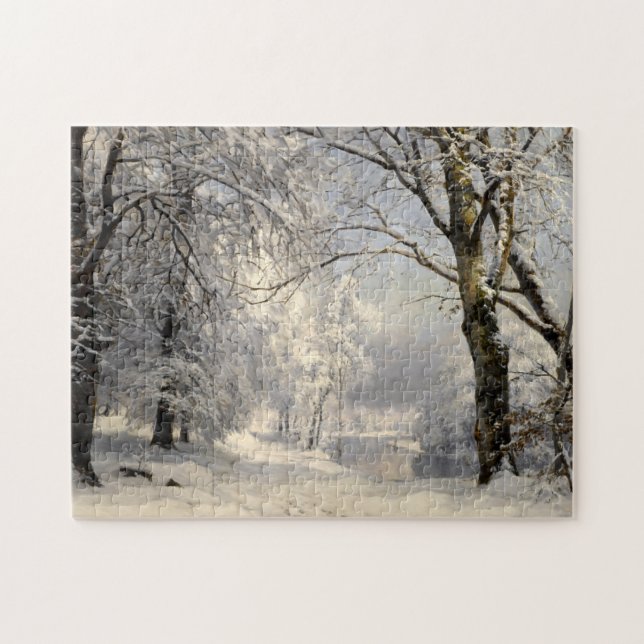 Puzzle Forêt d'hiver (Horizontal)