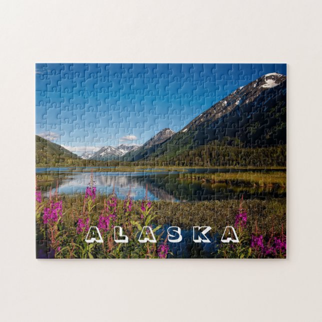 Puzzle Forêt nationale de Chugach, Alaska, photo Pittores (Horizontal)