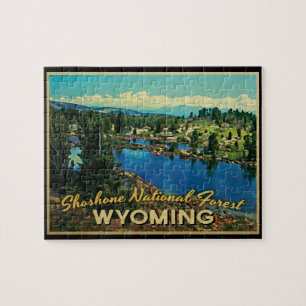 Puzzle Forêt nationale de Shoshone Wyoming