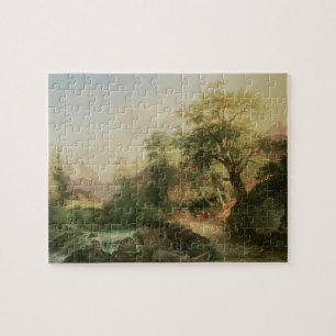 Puzzle Forêt près de Vienne, 1852 (huile sur la toile)