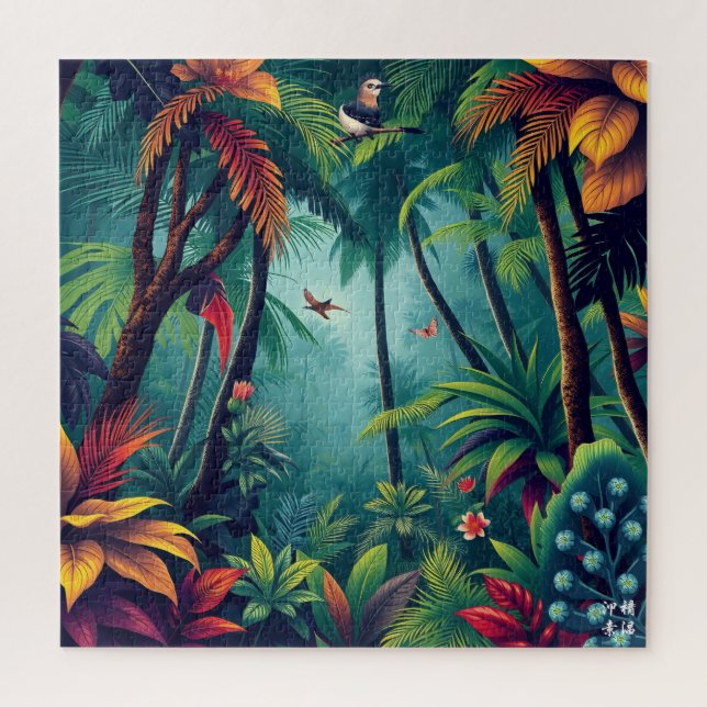 Puzzle Forêt tropicale profonde (Vertical)
