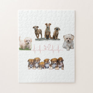 Puzzle Forfait Chiens, Forfait Chiens Amoureux