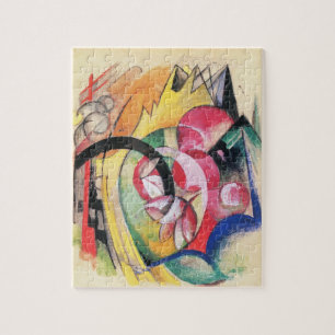 Puzzle Formes Abstraites (alias Fleurs colorées) par Fran