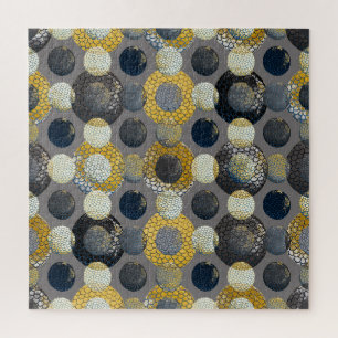 Puzzle Formes géométriques Abstraites : Aquarelle colorée