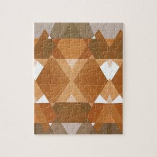 Puzzle Formes géométriques vintages Art Déco Pochoir Jazz