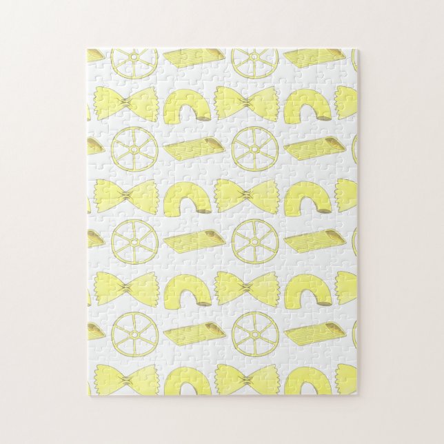 Puzzle Formes Penne Bowtie Elbow Macaroni (Vertical)