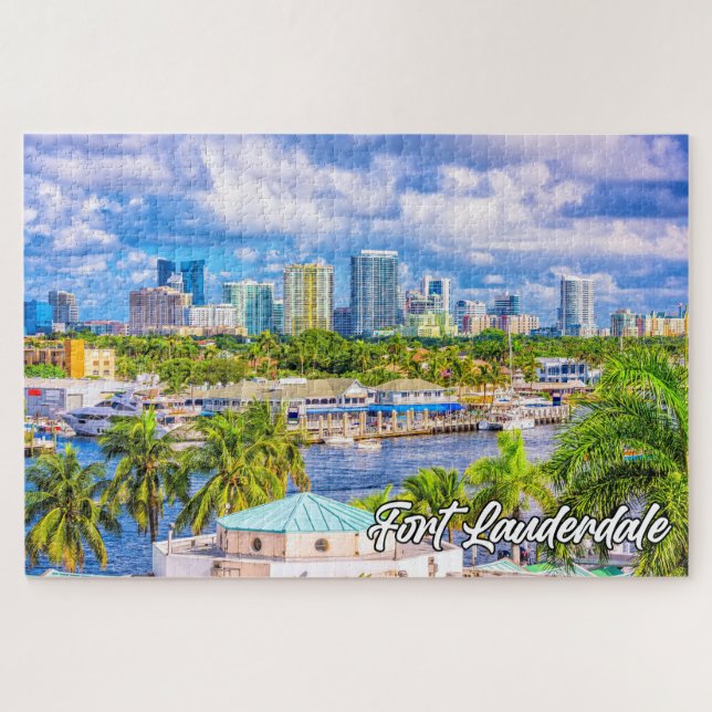 Puzzle Fort Lauderdale, Floride, USA (Horizontal)