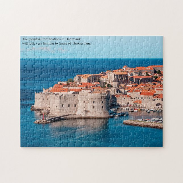 Puzzle Fort médiéval de Dubrovnik Croatie (Horizontal)