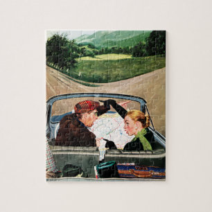 Puzzle Fourchette dans la route