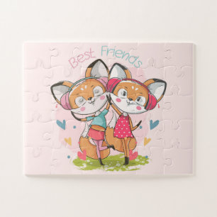 Puzzle Fox Best Friends