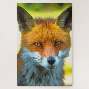 Puzzle Fox Portrait Réaliste Art faunique