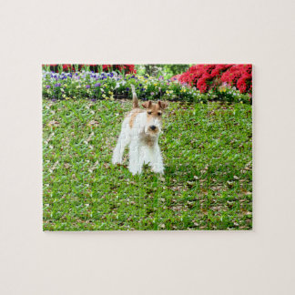 Puzzle Fox Terrier de fil