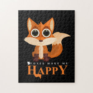 Puzzle Foxes Make Me Happy