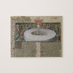 Puzzle Fr.120 f.524v les chevaliers de la table ronde de