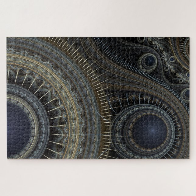puzzle fractal de l'oeil (Horizontal)
